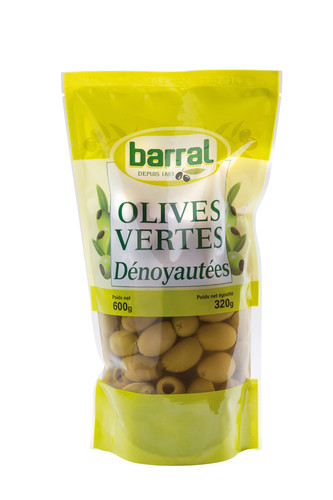 Olives vertes dénoyautées