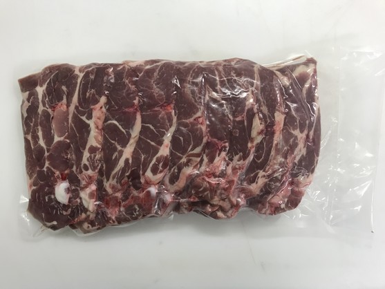 Côte de porc échine viande de