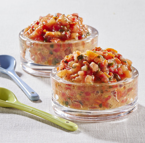 Tartare tomates basilic