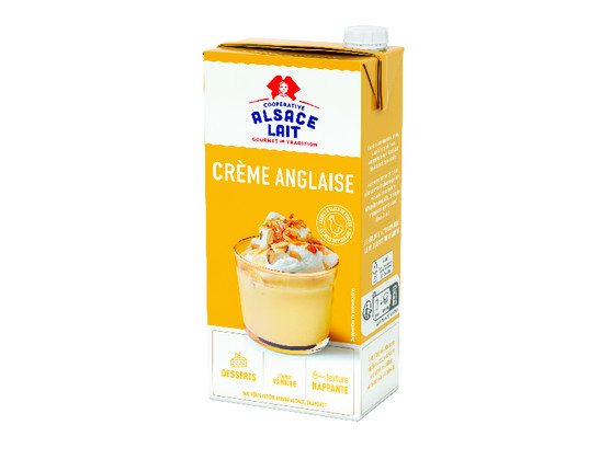 Crème anglaise saveur vanille