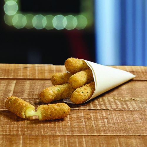 Breaded mozzarella stick