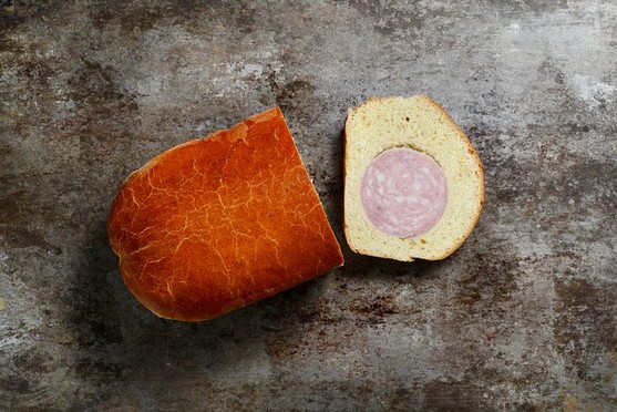 Saucisson brioche nature