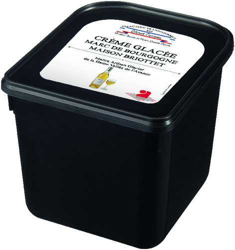 Crème glacée au marc de