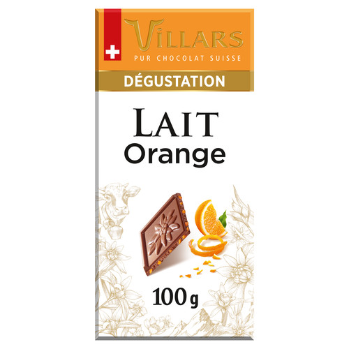 Chocolat au lait et écorce