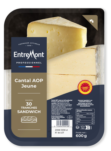 Cantal tranche rectangle aop