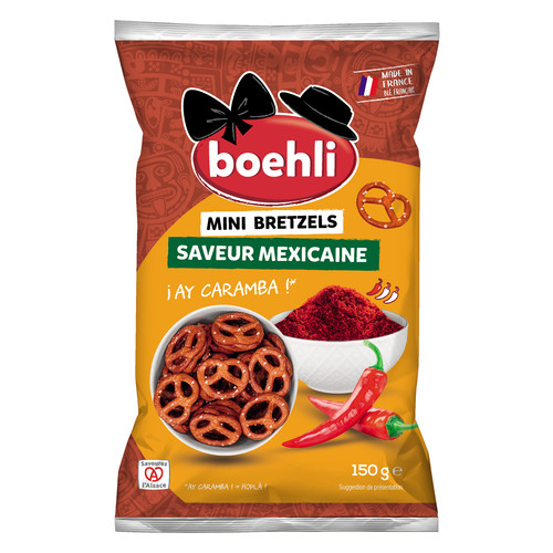 Mini bretzel saveur mexicaine