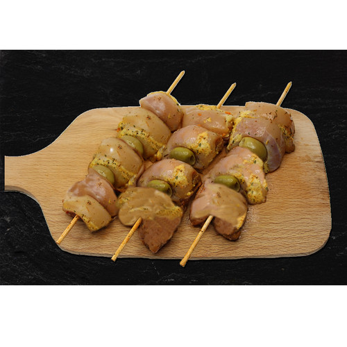 Brochettes de filet de poulet