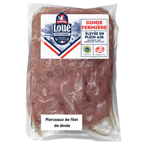 Morceaux de filet de dinde