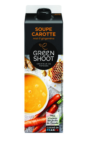 Soupe carotte miel gingembre