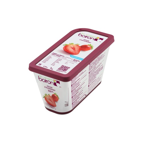 Purée de fraises non sucrée