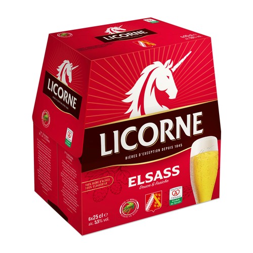 Bière licorne elsass 5.5°%