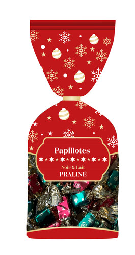 Papillotes praline chocolat