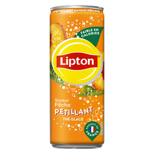 Lipton pétillant pêche