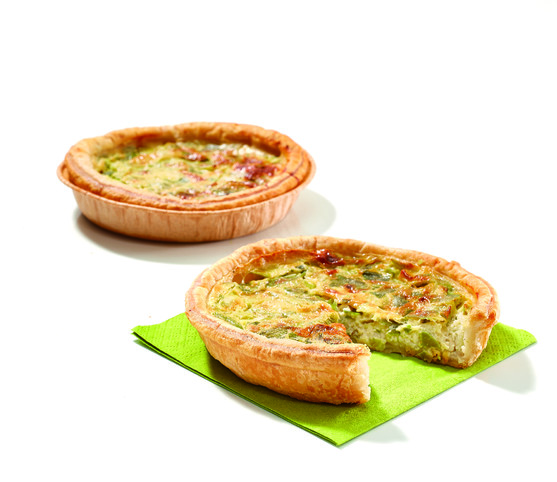 Quiche poireaux crue