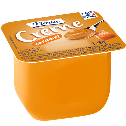 Crème onctueuse au caramel