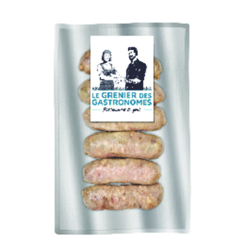 Saucisses de canard et de porc