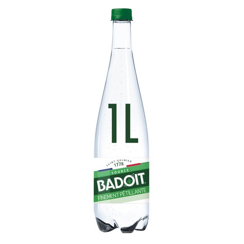 Eau gazeuse Badoit verte