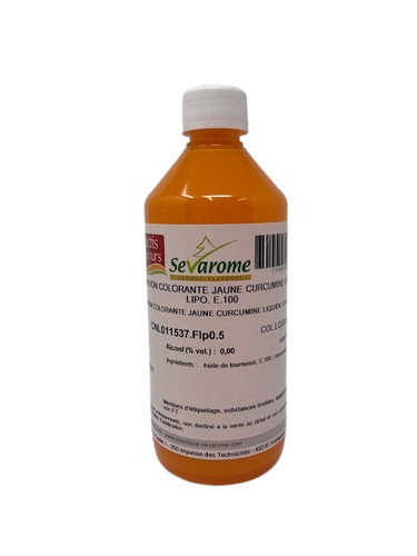 Colorant lipo jaune curcumine