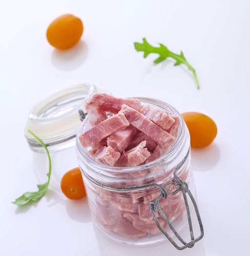 Lardon fumé cuit petit