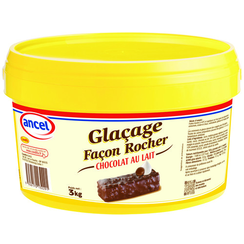 Glaçage façon rocher chocolat