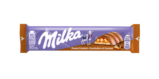 Milka barre cacahuete et