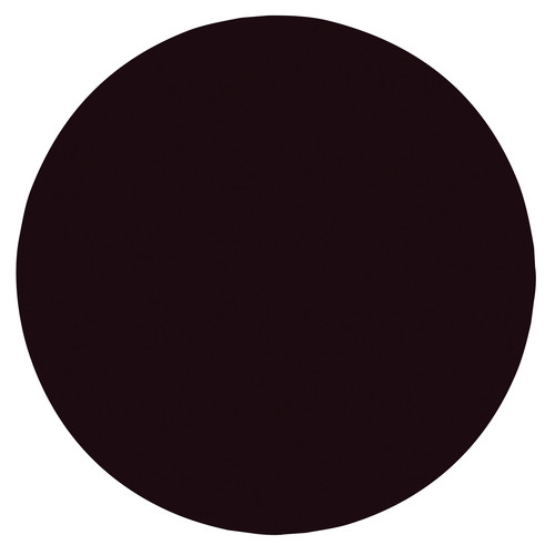 Décor rond pur chocolat noir