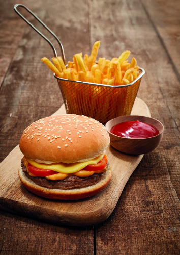 Cheese burger le 160 cuit