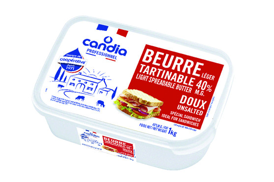 Beurre doux sandwich 40% m.g.