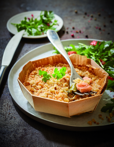 Crumble 2 saumons sur fondue