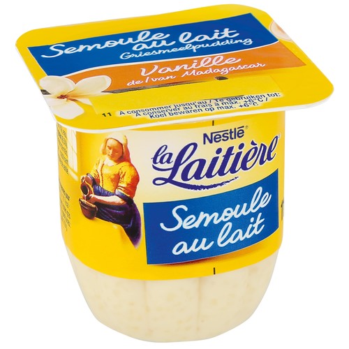 Semoule au lait saveur vanille