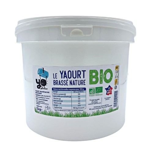 Yaourt brassé nature bio