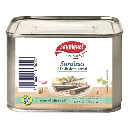 Sardine huile végétale