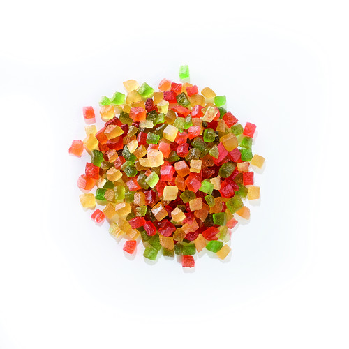 Cube de fruits confits