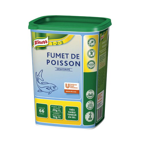 Fumet de poisson faible teneur