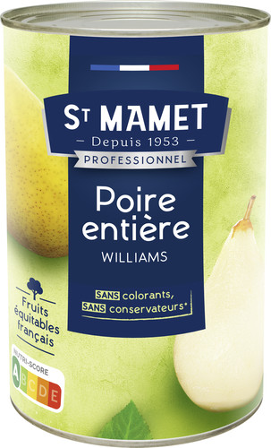 Poires williams entières