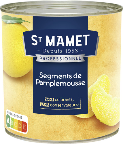 Segments de pamplemousse au