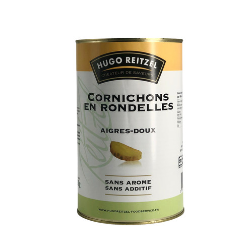 Cornichon aigre-doux rondelle