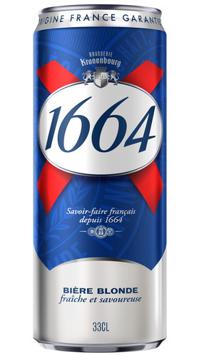 Bière 1664 long design