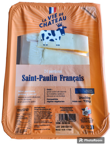 Saint paulin 26% m.g.