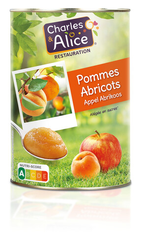 Compote de pommes et abricots