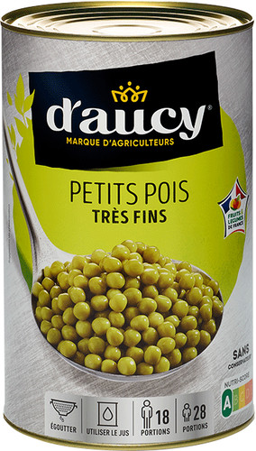 Petits pois très fins