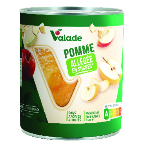 Compote pomme allégée