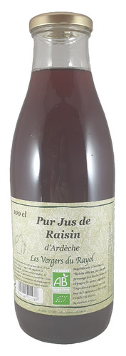 Pur jus de raisin bio