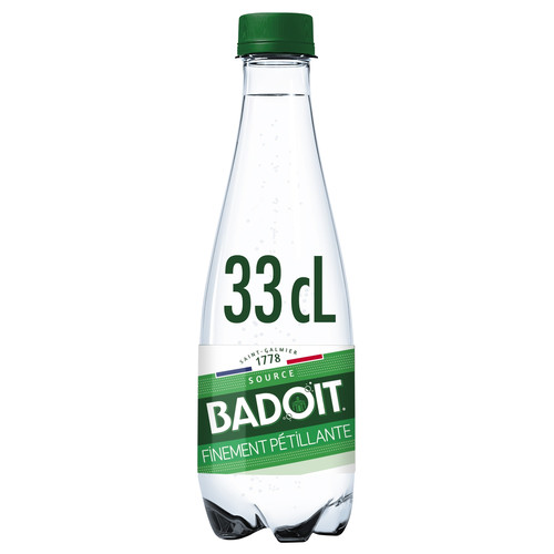 Eau gazeuse Badoit verte