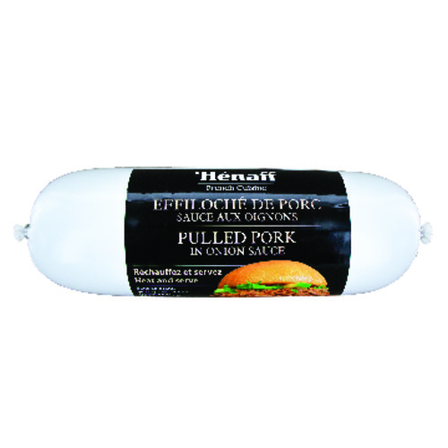Effiloché de porc sauce aux