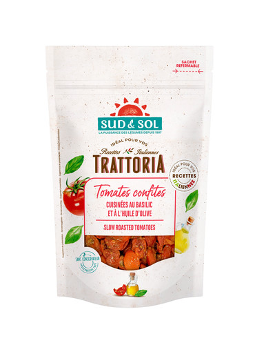 Tomates confites cuisinées au