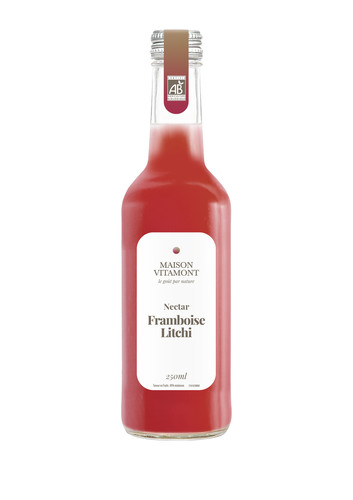 Nectar bio framboise litchi