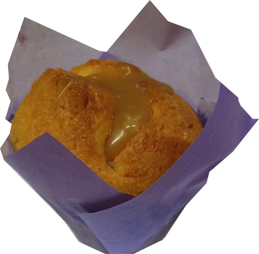 Muffin coeur caramel cuit