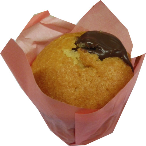 Muffin coeur chocolat noisette