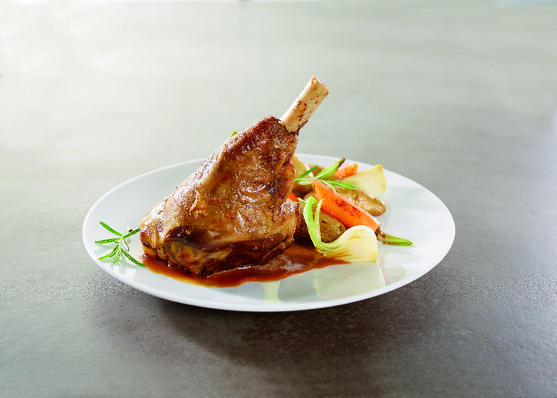 Souris d'agneau cuite